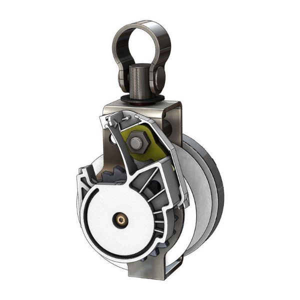 Picture of Atom Fall Arrest Dual Block 1.8m fitted with alloy snap hook and alloy karabiner. Max user weight 150kg