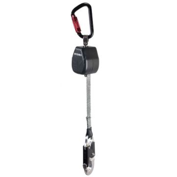 Picture of Atom Fall Arrest Xtreme Block 1.8m fitted with alloy snap hook and alloy karabiner. Max user weight 150kg