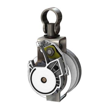 Picture of Atom Fall Arrest Xtreme Block 1.8m fitted with alloy snap hook and alloy karabiner. Max user weight 150kg