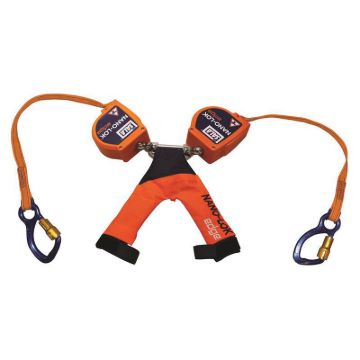 Picture of 3M™ DBI-SALA® Nano-Lok™ Edge Self-Retracting Lifeline, Twin Leg, Web, 2.4 m, 3101440