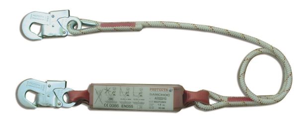 Picture of 3M™ Protecta® Sanchoc™ Shock Absorbing Lanyard, Kernmantle Rope, Single Leg, 2.00 m, AE522