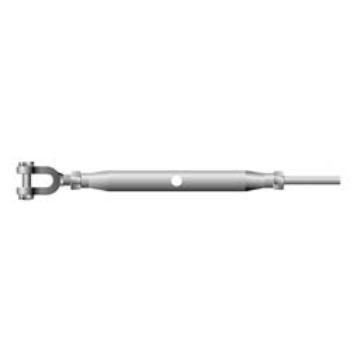 Picture of Stainless Steel Closed Body Rigging Screw Jaws and Swage Terminal