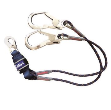 Picture of 3M™ DBI-SALA® EZ-Stop™ Shock Absorbing Lanyard Edge Tested, 1246547, Rope, Twin Leg, 1.50 m