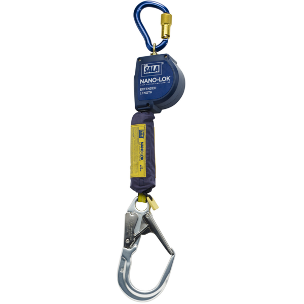 Picture of 3M™ DBI-SALA® Nano-Lok™ Self-Retracting Lifeline, XL Extended Length, Single Leg, Web, 2.8 m, 3101620