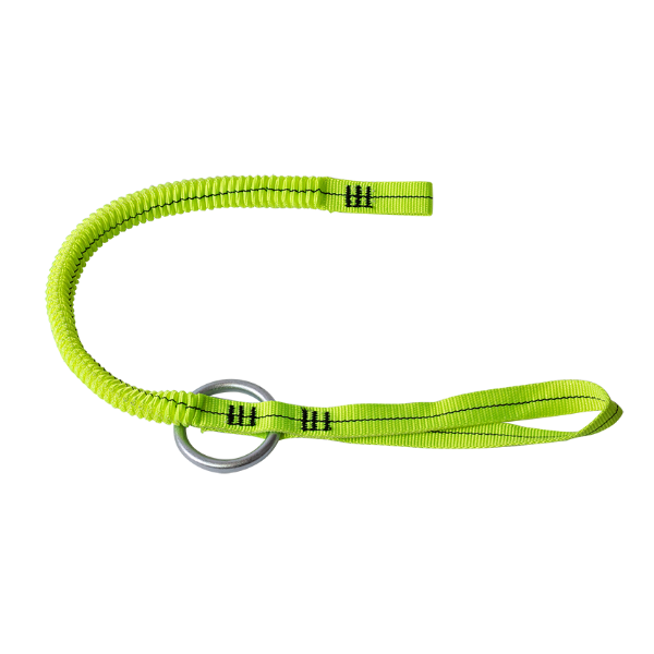 RidgeGear RTLE/3 Elastic Tool lanyard with Choke Loop and Belt Attachment 'O' Ring