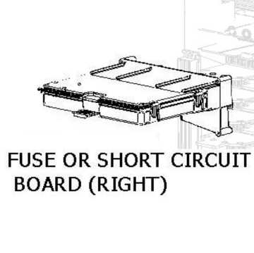 Short Circuit Board-ASSY - with mounting fixings (Right)