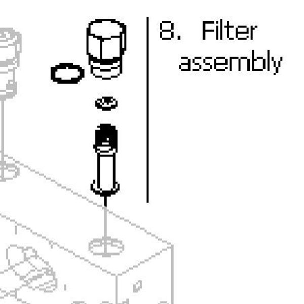 8a. -  Filter MB3 Rebuild Kit 2 (Seal, Filter & compressor)