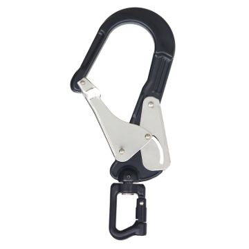 Kratos FA 50 227 60 Aluminium Double Action Pin Opening Eye Swivel Scaffold Hook