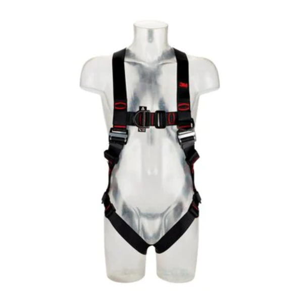 Picture of 3M™ Protecta® E200 Standard Vest Style Fall Arrest Safety Harness, Black, Small, 1161615