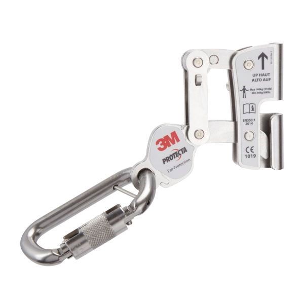 Picture of 3M™ Protecta® Cabloc™ Cable Vertical Safety System Traveller, Stainless Steel Carabiner, 6180201