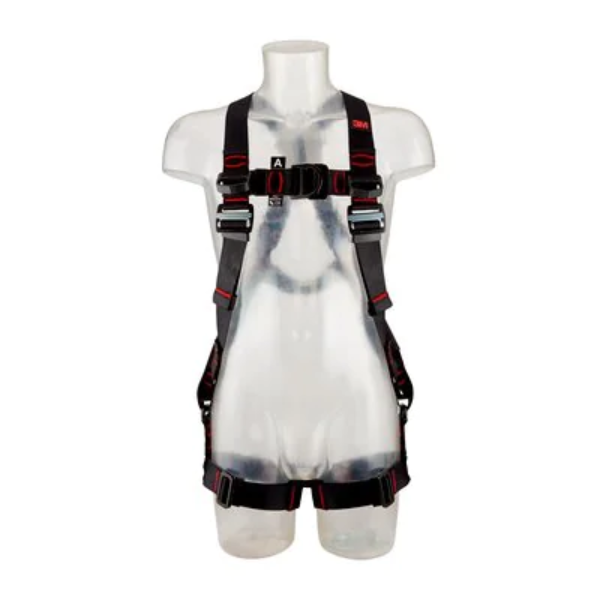 Picture of 3M™ Protecta® E200 Standard Vest Style Fall Arrest Safety Harness, Horizontal Style Legs, Black, Small, 1161639