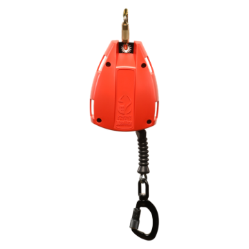 Picture of Xcalibre Fall Arrest Block 6m galvanised wire and a alloy load indicator swivel and light weight anchorage karabiner
