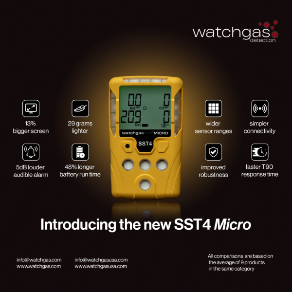 WatchGas SST4 (SST-MICRO) 4 Gas Detector