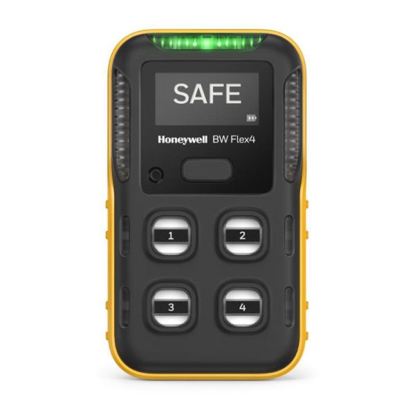 BW Flex4 CPD-W6X1H1M1-Y-00 %LEL(F) O2 H2S CO (yellow)