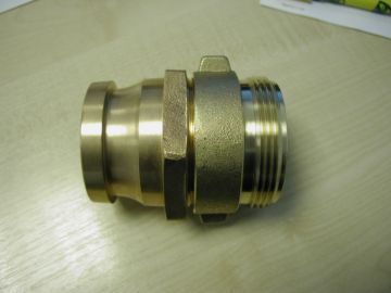 Picture of 2.5" GUNMETAL Instantaneous Male to 2.5" BSP Male Adapter
