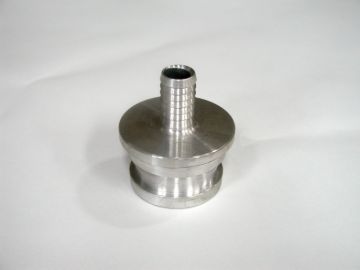 Picture of 2.5" Inst Male Half Only x 25mm Serrated Hose Tail