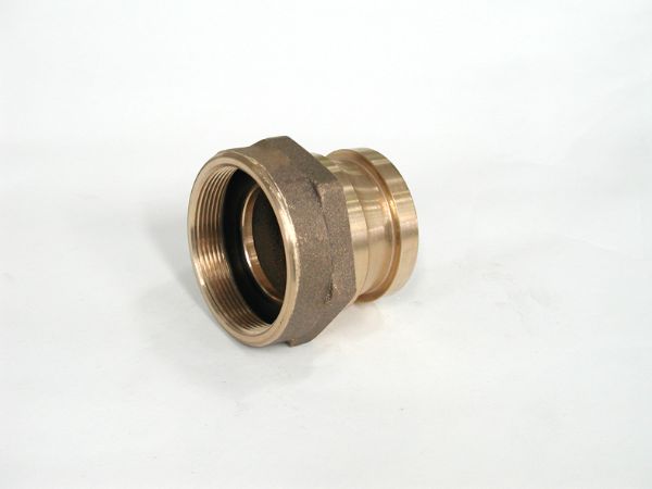 Picture of 2.5" Instantaneous Male to 2.5" BSP Female Adapter - Gun Metal