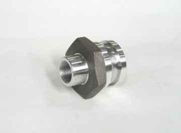 Picture of 2.5" Instantaneous Male to BS 336 To 1" Instantaneous Female Adapter - Light Alloy
