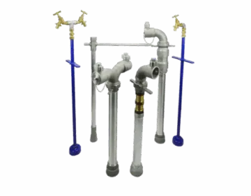 Picture of Double Head Standpipe with Twin Check Valve (WRAS Approved)