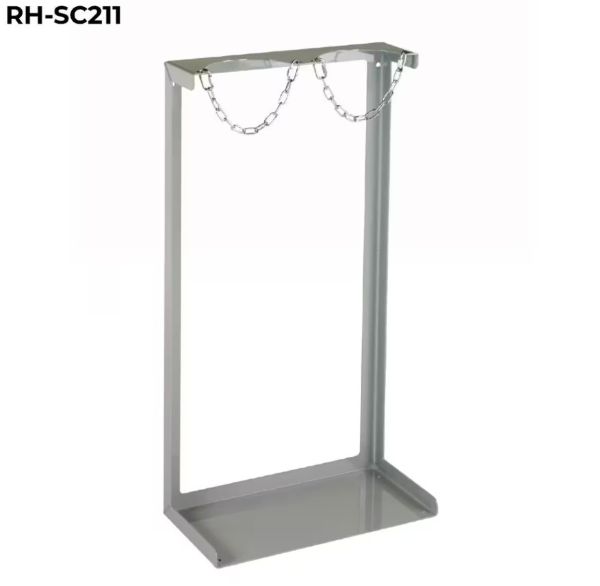 Picture of Economy Static Floor Stands - 2 x Cylinder (100-180 dia)