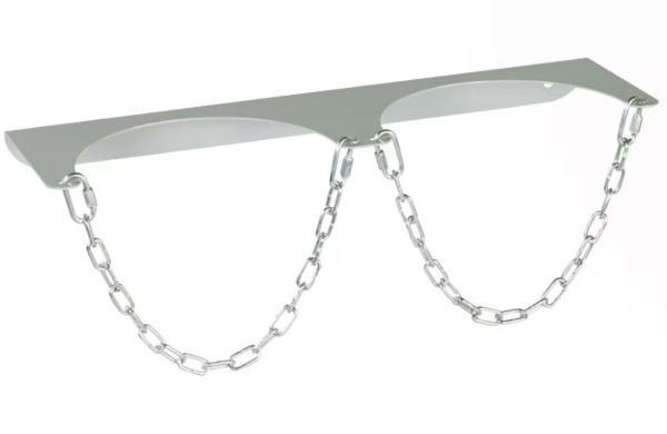 Picture of Economy Cylinder Wall Rack - 2 x Cylinder (100-180 dia)