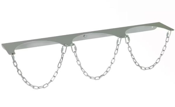 Picture of Economy Cylinder Wall Rack - 3 x Cylinder (140-270 dia)