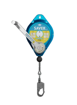 Picture of SAVER 141 kg (310 lbs) MWL | 30 m (98 ft) Galvanised Steel Lifeline | Zinc Plated Steel Snap Hook
