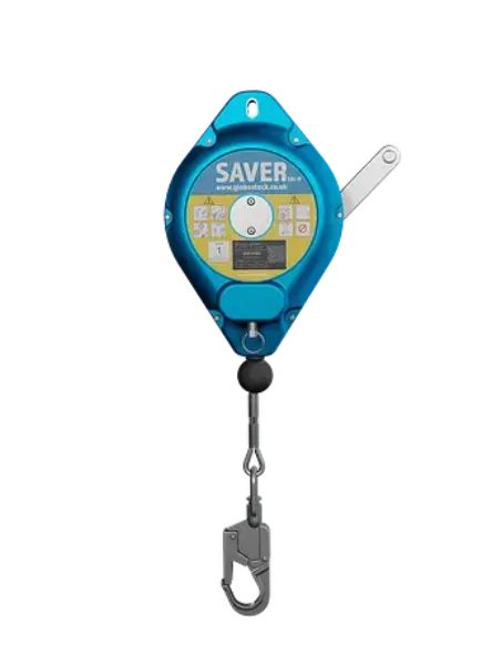 Picture of SAVER 141 kg (310 lbs) MWL | 30 m (98 ft) Synthetic Lifeline | Zinc Plated Steel Snap Hook