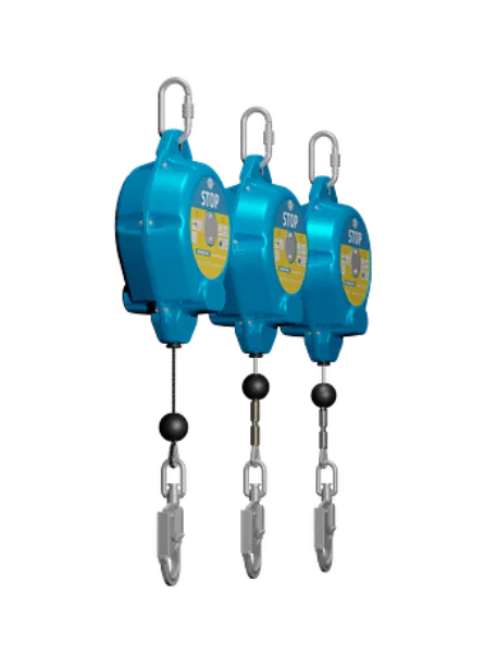 Picture of STOP 141 kg (310 lbs) MWL | 25 m (82 ft) Stainless Steel Lifeline | Stainless Steel Snap