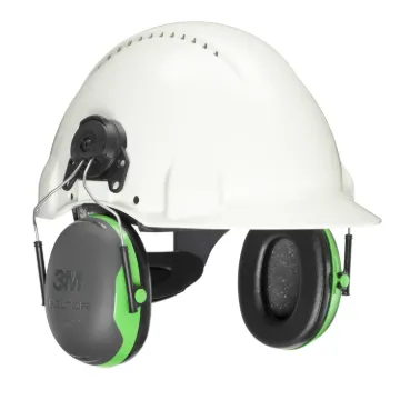 Picture of 3M™ PELTOR™ Earmuffs, Green, Helmet Mounted, X1P3