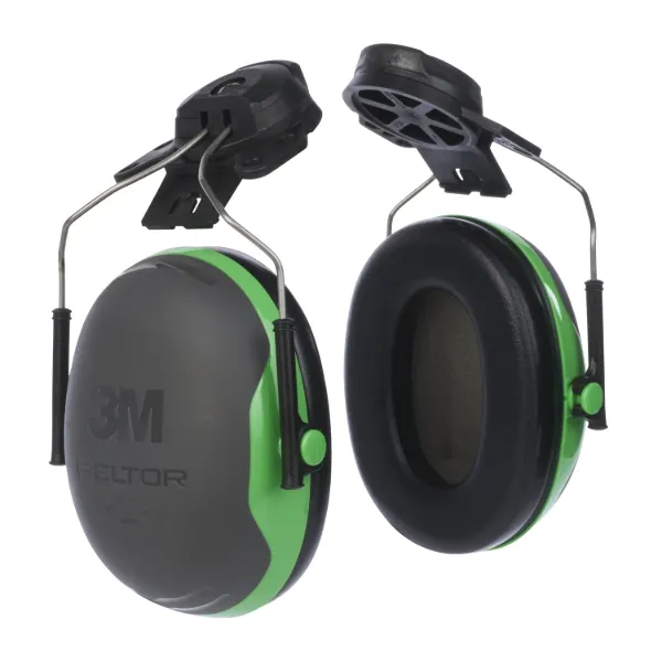 Picture of 3M™ PELTOR™ Earmuffs, Green, Helmet Mounted, X1P3