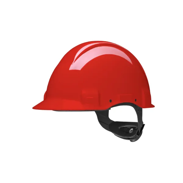 Picture of 3M™ Hard Hat, Uvicator, Ratchet, Non vented, Dielectric 440v, Plastic Sweatband, Yellow, G3001NUV-GU