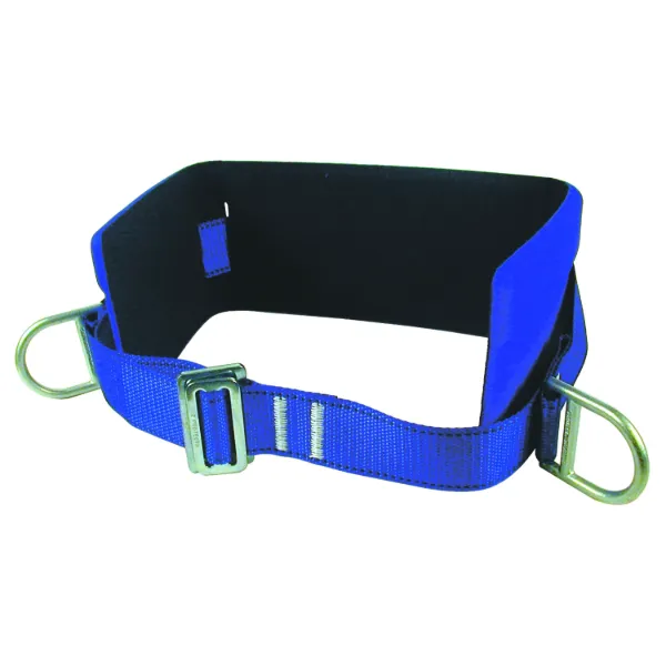 Picture of 3M™ Protecta® Pass-Thru Buckle Positioning Belt with Hip Pad, Blue/Black, AB0400