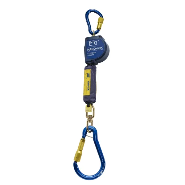 Picture of 3M™ DBI-SALA® Nano-Lok™ XL Extended Length Self Retracting Lifeline with Anchor Hook, Web, 3.0 m, 3101619