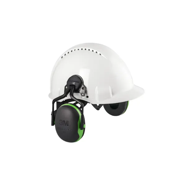 Picture of 3M™ PELTOR™ Earmuffs, Green, Helmet Mounted, X1P5E