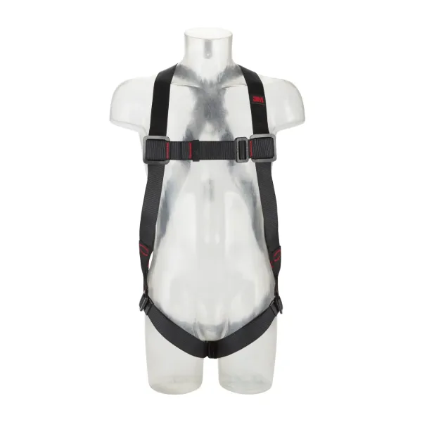 Picture of 3M™ Protecta® E200 Standard Vest Style Fall Arrest Safety Harness with 3-Point Adjustment,Black, Medium/Large, 1161601