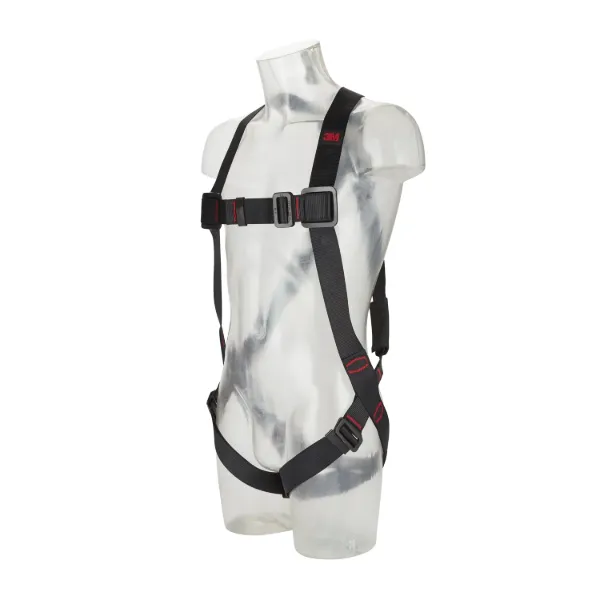 Picture of 3M™ Protecta® E200 Standard Vest Style Fall Arrest Safety Harness with 3-Point Adjustment,Black, Medium/Large, 1161601