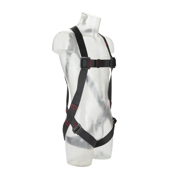 Picture of 3M™ Protecta® E200 Standard Vest Style Fall Arrest Safety Harness with 3-Point Adjustment,Black, Medium/Large, 1161601