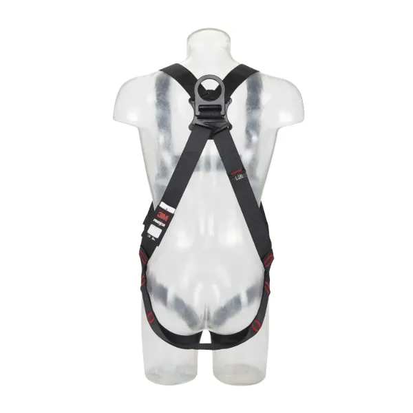 Picture of 3M™ Protecta® E200 Standard Vest Style Fall Arrest Safety Harness, Black Small, 1161603