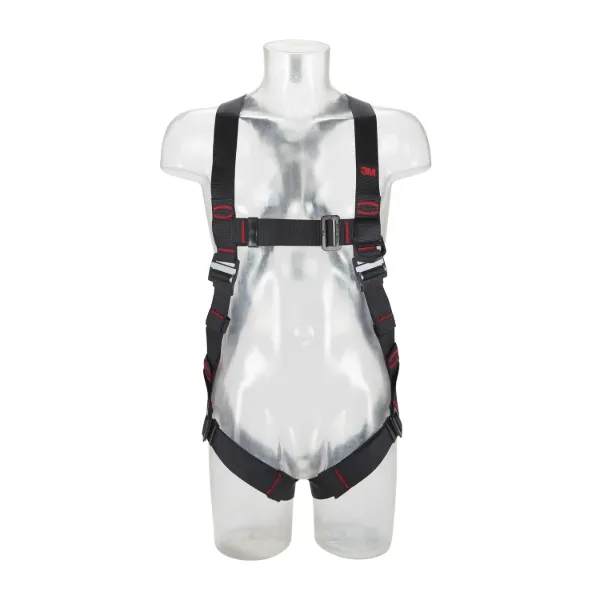 Picture of 3M™ Protecta® E200 Standard Vest Style Fall Arrest Safety Harness, Black Small, 1161603
