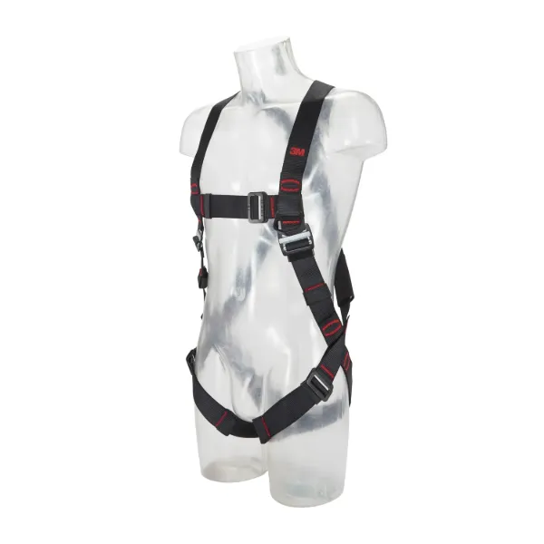 Picture of 3M™ Protecta® E200 Standard Vest Style Fall Arrest Safety Harness, Black Small, 1161603