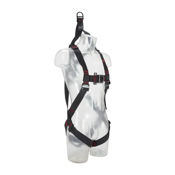 Picture of 3M™ Protecta® E200 Standard Vest Style Fall Arrest Safety Harness, Rescue, Black, Medium/Large, 1161613