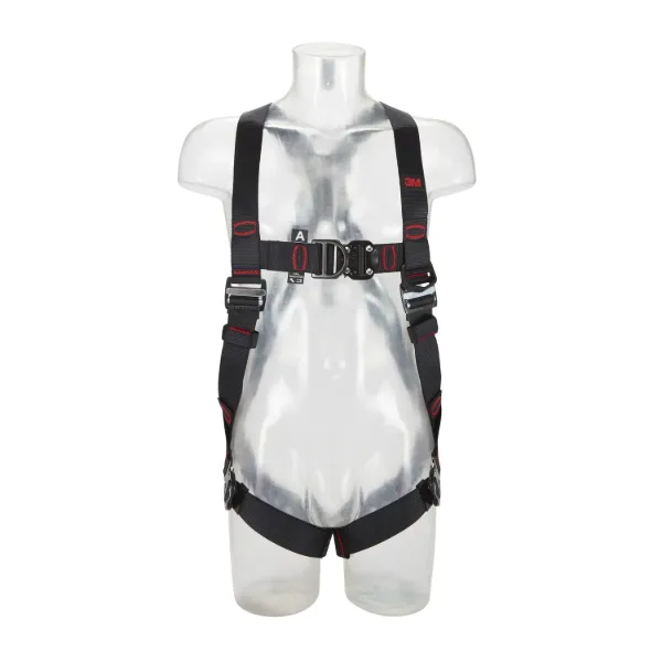 Picture of 3M™ Protecta® E200 Standard Vest Style Fall Arrest Safety Harness, Black, Small, 1161615