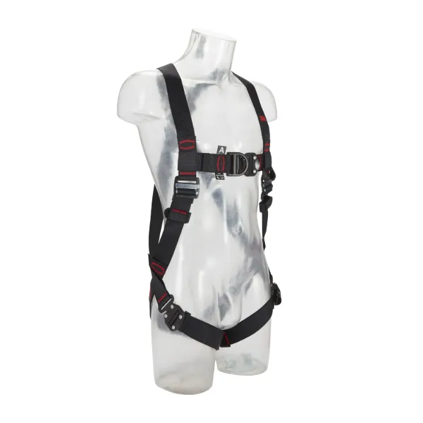 Picture of 3M™ Protecta® E200 Standard Vest Style Fall Arrest Safety Harness, Black, Small, 1161615