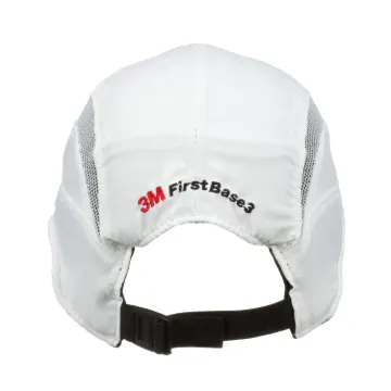 Picture of 3M™ First Base™ 3 Bump Cap 2030604, Classic, White Reduced Peak, 55mm