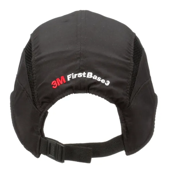 Picture of 3M™ First Base™ 3 Bump Cap 2030610, Classic, Black Reduced Peak, 55mm
