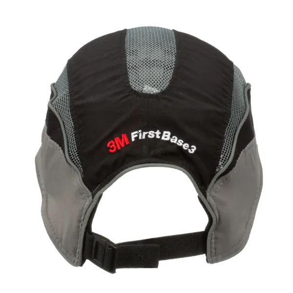 Picture of 3M™ First Base™ 3 Bump Cap 2031217, Elite, Black/Grey, Standard Peak, 70mm