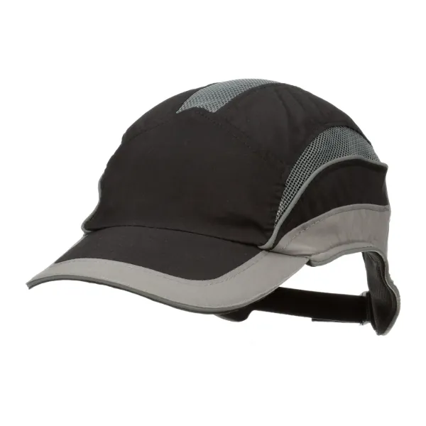 Picture of 3M™ First Base™ 3 Bump Cap 2031217, Elite, Black/Grey, Standard Peak, 70mm