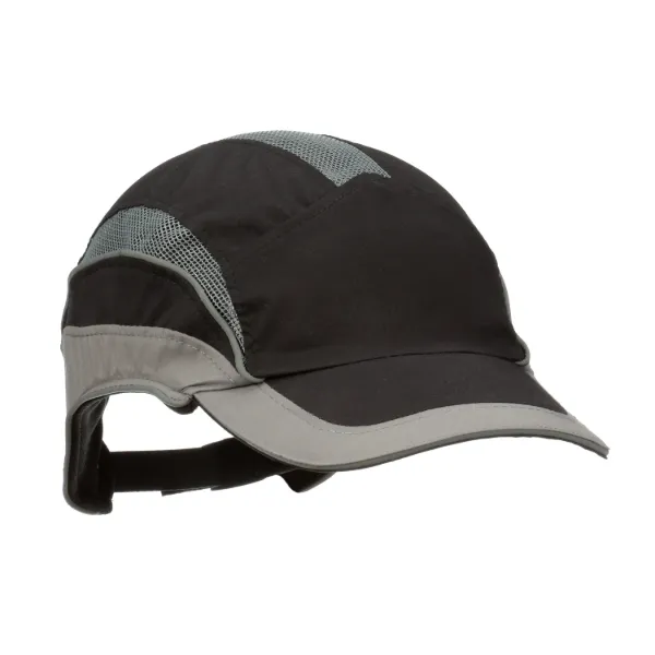 Picture of 3M™ First Base™ 3 Bump Cap 2031217, Elite, Black/Grey, Standard Peak, 70mm