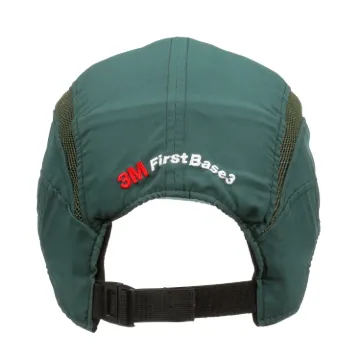 Picture of 3M™ First Base™ 3 Bump Cap 2030595, Classic, Dark Green, Micro Peak, 25 mm, Custom